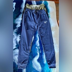 SALE! BUY or BUNDLE! 2pair HPYE Mens SzXL Joggers NWOT khaki & Black and Navy